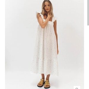 Oak meadow frill tea dress size L